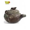 Image 3 : Vintage Asian Clay Teapot With Dragon & Water Buffalo Details