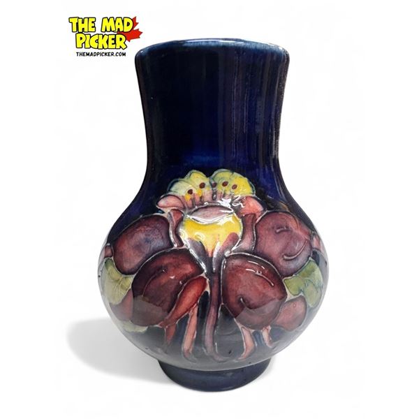 Vintage Moorcroft Blue Floral Vase