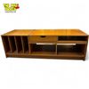 Image 7 : Mid Century Modern Versatile Media Center : Single Drawer, Vinyl Record Divider