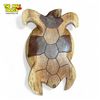 Image 4 : Vintage Signed Noel, Joshua, Jaden Otilia Hand Carved Wooden Turtle With It Young On Back