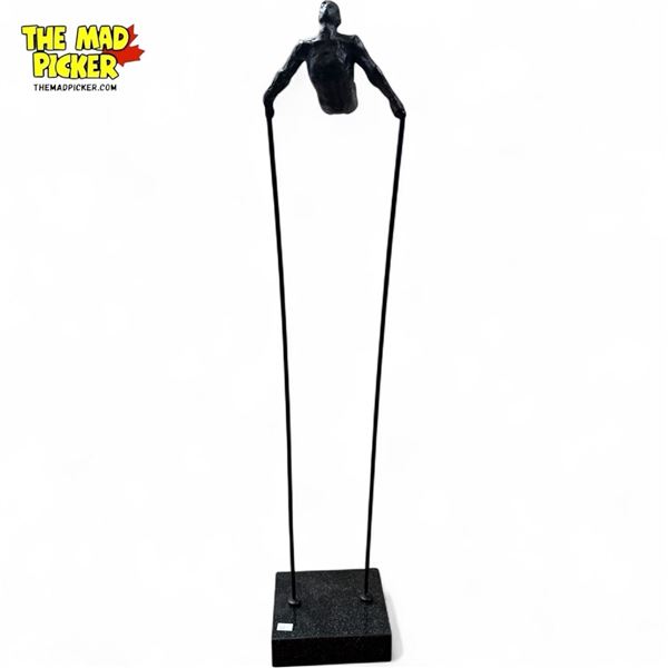 Vintage Spelter Acrobatic Man Statue