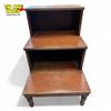 Image 2 : Vintage Leather Top 3 Step Storage Cubby