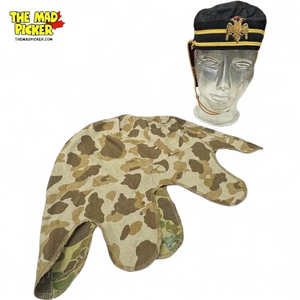 2x Vintage The C.E. Ward Co Military Cap & Camo Cap