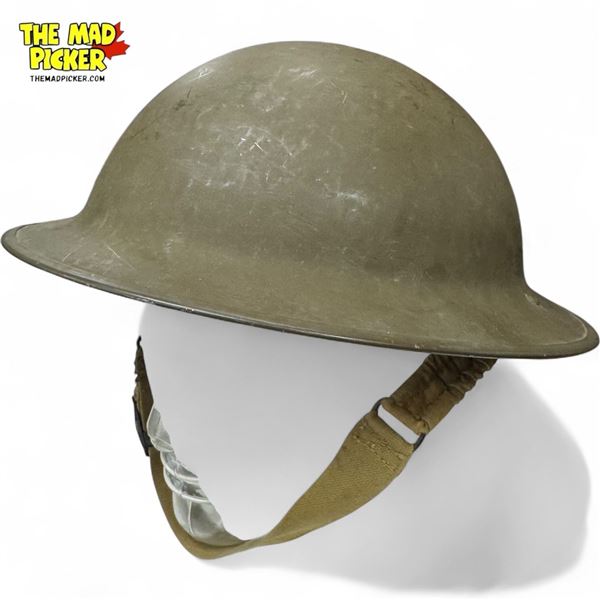 Vintage Military Helmet With Liner