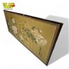 Image 3 : Vintage 4x Panel Asian Bird & Floral Wall Art