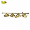 Image 1 : Vintage Brass 4x Shade Pool Table Hanging Light Fixture