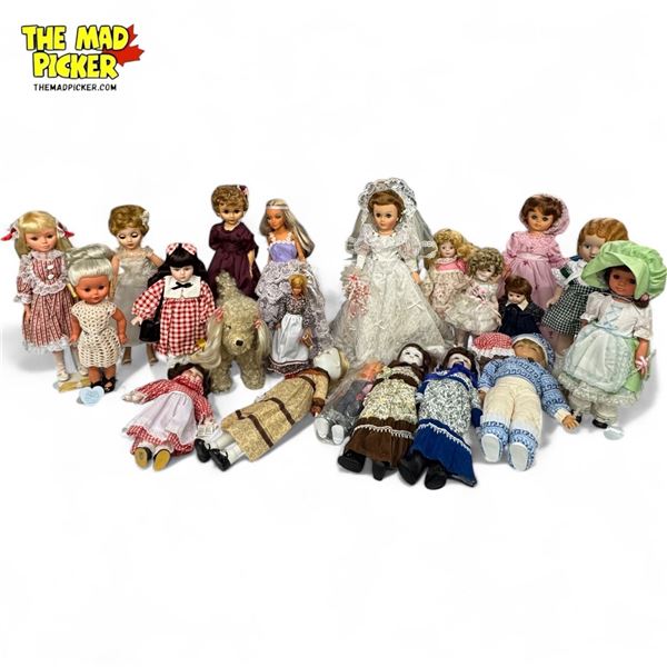 Assorted Vintage Dolls : Some Porcelain