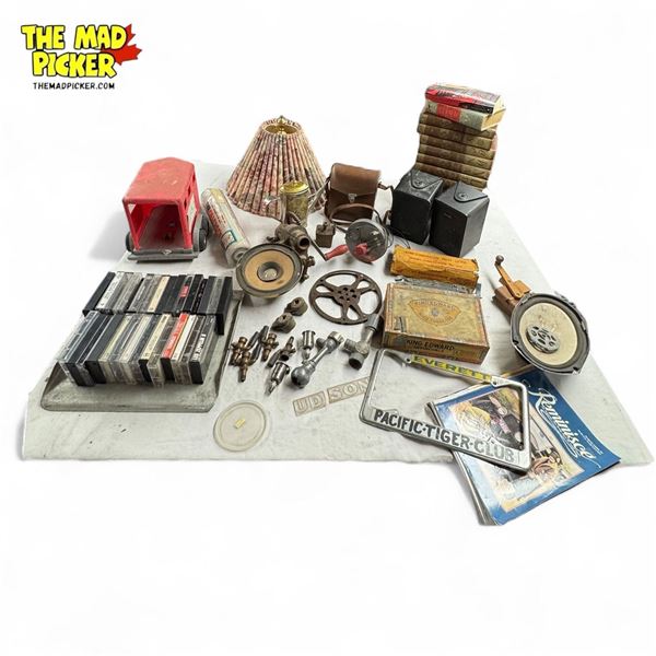 Vintage Variety : Cassettes, Speakers, Cigar Boxes, & More