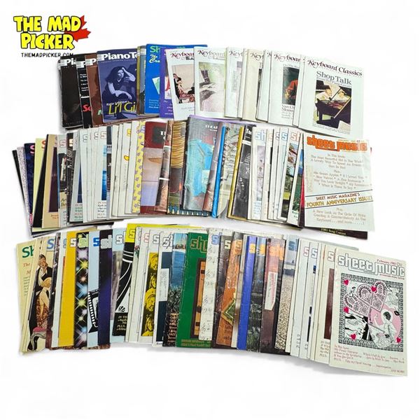 Assorted Vintage Magazines : Sheet Music & Theatre Organ