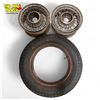 Image 1 : 3x Vintage Car Wheels  (1x Wards Riverside Deluxe)
