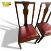 Image 2 : 3x Vintage Leather Seat Chairs