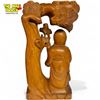 Image 4 : Vintage Hand Carved Wooden Chinese Wise Man Under Tree