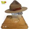 Image 2 : Vintage RCMP Stetson Hat In Wooden Frame