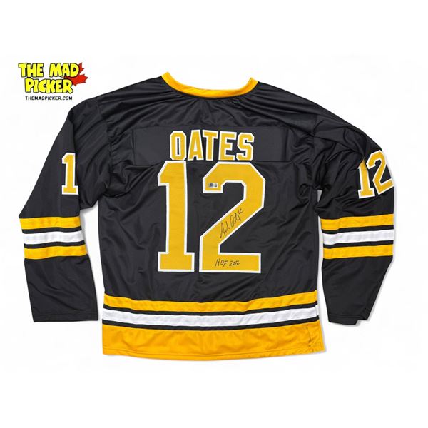 Adam Oates #12 Autographed Boston Bruins Jersey With Beckett Coa Sticker Size XL