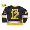 Image 1 : Adam Oates #12 Autographed Boston Bruins Jersey With Beckett Coa Sticker Size XL