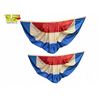 Image 1 : 2x Vintage Red/White/Blue Bunting Flags