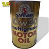 Image 1 : Vintage Safeway Multigrade Motor Oil Can 10W30