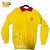 Image 1 : Vintage Shell Gas Red Collar Yellow Sweater
