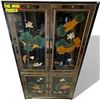 Image 1 : Vintage Asian Nature/Floral Scene Entertainment Cabinet