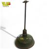 Image 1 : Vintage Enamelled Green Shade Light Fixture