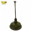 Image 1 : Vintage Enamelled Green Shade Light Fixture