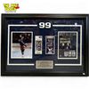 Image 1 : Vintage Wayne Gretzky Tribute Wall Art : Final NHL Game April 18th 1999 Vs. Pittsburgh Penguins