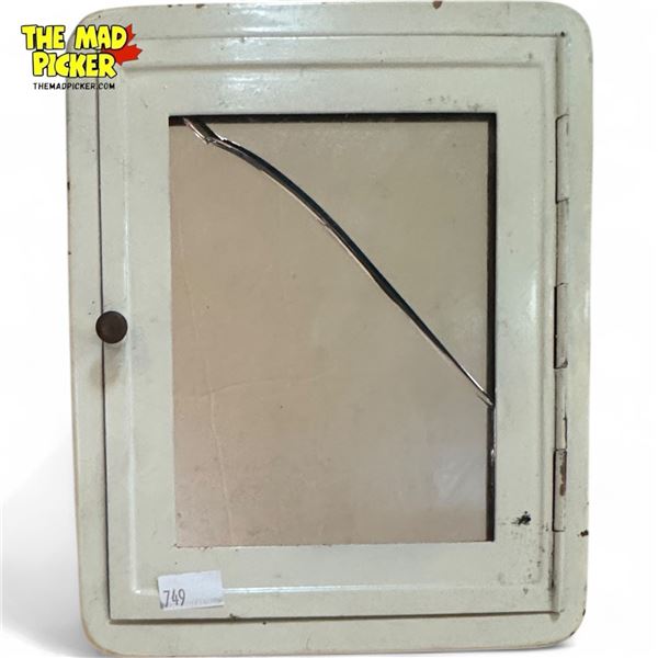 Cute Size Vintage Safetee Shaving Cabinet With Contents