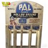 Image 2 : Vintage PAL Barber Blades Wooden Store Display Holder
