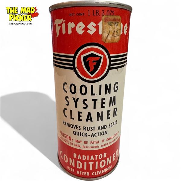 Vintage Firestone Cooling System Cleaner Can