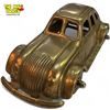 Image 4 : 2x Vintage Automotive Collectibles : Brass Car & Quirky Hand Made Spark Plug Tractor