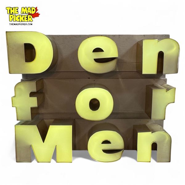 Vintage Den For Men Light Up Sign