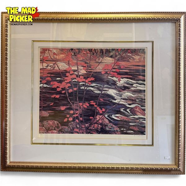 Group Of Seven Print : A. Y. Jackson Signed L.E.P. "The Red Maple" 433/495