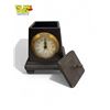 Image 2 : 2x Home Décor Pieces : Trinket Box Clock & Treasure Chest