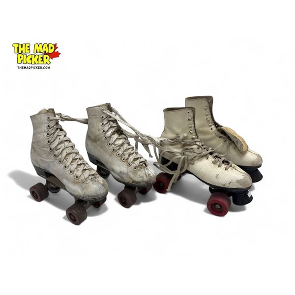 2x Pairs OF Vintage Roller Derby Skates