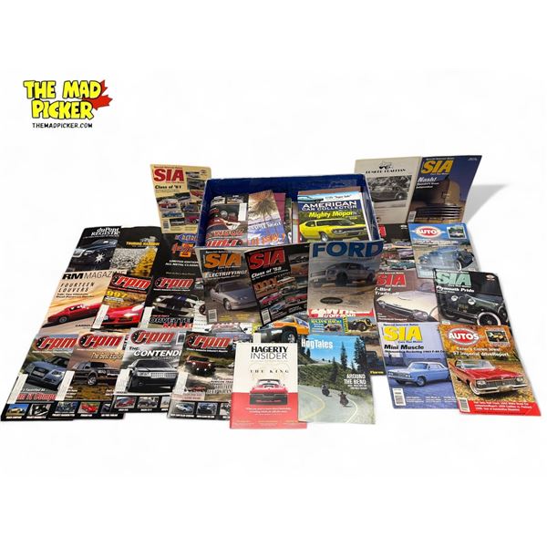 Assorted Vintage Automotive Magazines : RPM, Totem Times, duPont Registry, & More