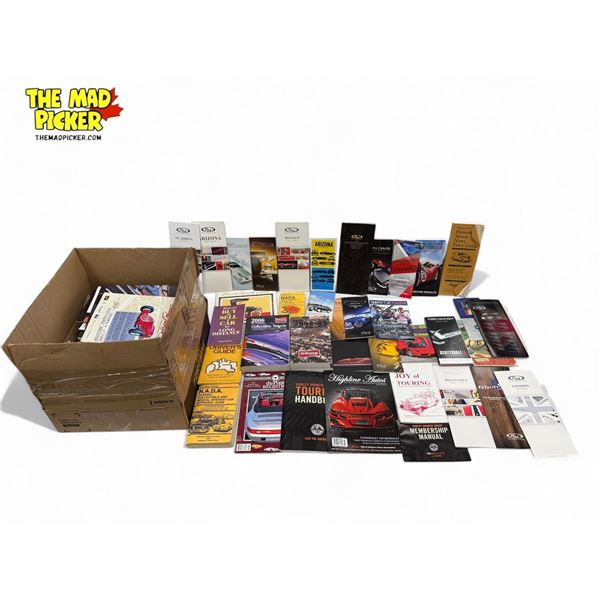 Assorted Vintage Automotive Magazines, Guides, & Ephemera