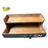 Image 3 : Vintage CN Rail Wooden Trunk Case