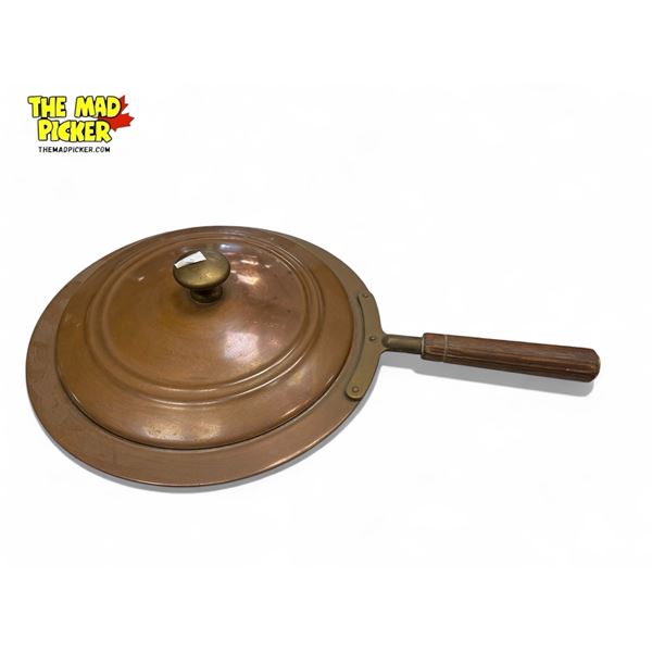 Vintage Copperware Lidded Handled Pot