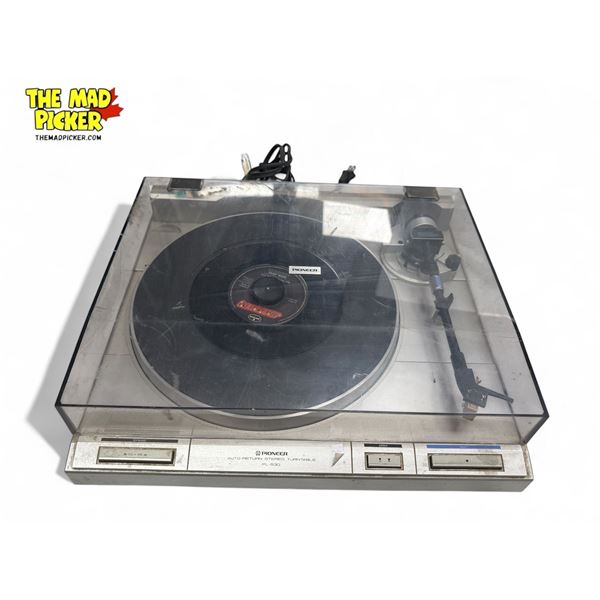 Pioneer Auto Return Stereo Turntable Vinyl Record Player PL-S30