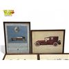 Image 3 : 5x Vintage Framed Automotive Wall Art : Prints & The Saturday Evening Post Cut Out