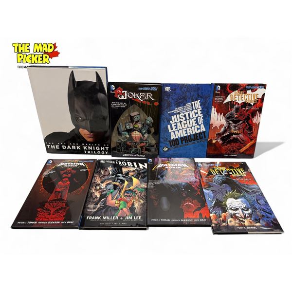 Assorted DC Graphic Novels & Batman The Dark Night Coffee Table Book