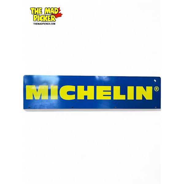Vintage Michelin Double Sided Metal Advertising Sign