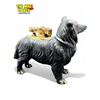 Image 2 : Vintage Cast Metal Dog Table Lighter