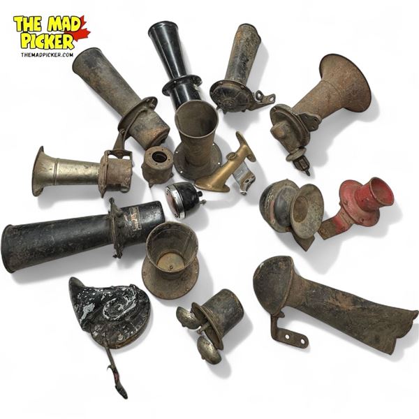 Assorted Vintage Car Horns