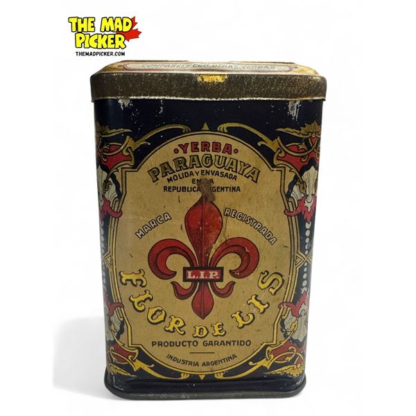 Great Graphics Flor De Lis Yerba Paraguaya Tin