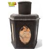 Image 3 : Vintage Heavy Asian 6 Panel Art Tea Caddy