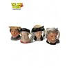 Image 1 : 4x Vintage Royal Doulton Toby Mugs: Anne Of Cleves, Henry, George Washington, Mark Twain