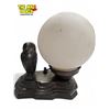 Image 3 : Vintage Cast Metal Owl Table Lamp