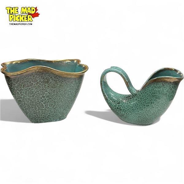 2x Vintage Mid Century Modern Carstens German Pottery