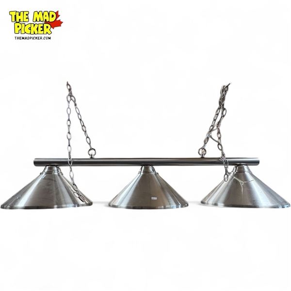 Vintage Retro 3x Shade Pool Table Light